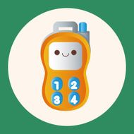 baby toy walkie theme elements