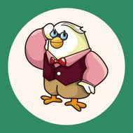 animal worker cartoon theme elements N11