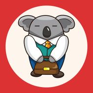 animal worker cartoon theme elements N16