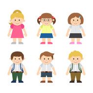 Cute Kids Characters