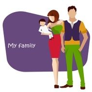 Married couple with child
