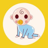 person character baby theme elements N6