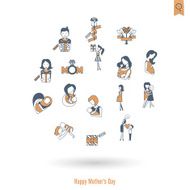 Happy Mothers Day Icons N193