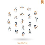Happy Mothers Day Icons N194