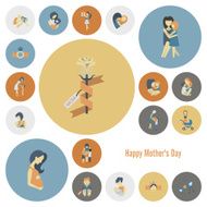 Happy Mothers Day Icons N195