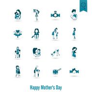 Happy Mothers Day Icons N197