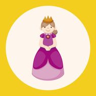 Royal theme princess elements vector eps N4
