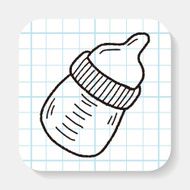 baby milk doodle