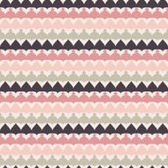 Cute retro abstract stripe seamless pattern illustration