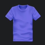 man&#039;s t-shirt in purple