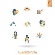 Happy Mothers Day Icons N201