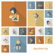 Happy Mothers Day Icons N206