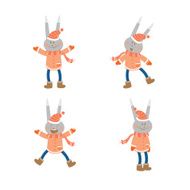 Set with hares