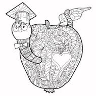 Bookworm doodle
