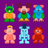 Cute Monsters N6