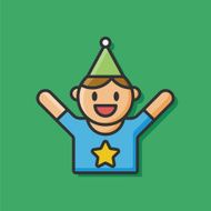 birthday boy icon