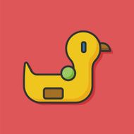 toy duck icon