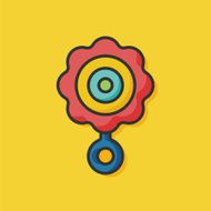 Baby Rattle Icon N11