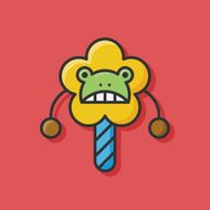 Baby Rattle Icon N12