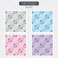 Pacifier icon Nipple or dummy sign N11