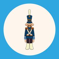 Toy Soldiers theme elements vector eps