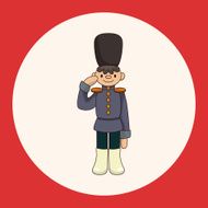 Toy Soldiers theme elements vector eps N3