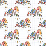 Colorful picture with happy kids N22
