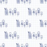 Colorful picture of happy family N9