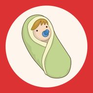 person character baby theme elements N8