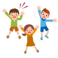 Children who call for help