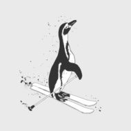 skier Penguin