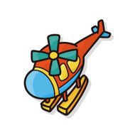 toy helicopter doodle