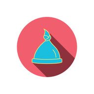 Baby hat icon Newborn cap sign N6