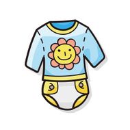 baby clothes doodle N6