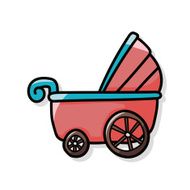 Baby carriages doodle N4