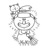 dot to witch game