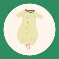 Baby clothes theme elements N14