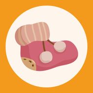 Baby supplies slippers theme elements N3