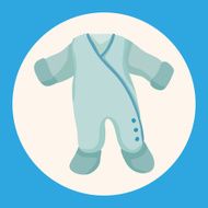 Baby clothes theme elements N16