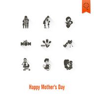 Happy Mothers Day Icons N212