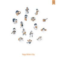 Happy Mothers Day Icons N219