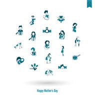 Happy Mothers Day Icons N221