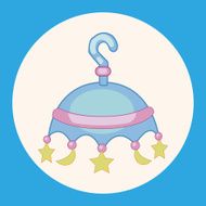baby hanging theme elements N4