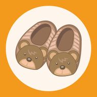 Baby supplies slippers theme elements N4