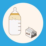 Feeding bottle theme elements N10