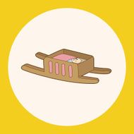 baby bed theme elements N3