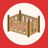 baby bed theme elements N4