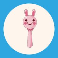 baby toy rattle theme elements N7
