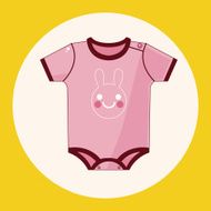 Baby clothes theme elements N19