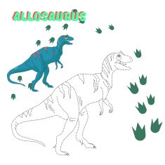 Educational game connect the dots to draw dinosaur N2